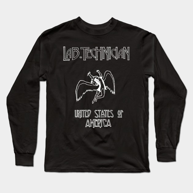 Rock N Roll Lab Technician Long Sleeve T-Shirt by GeekGiftGallery